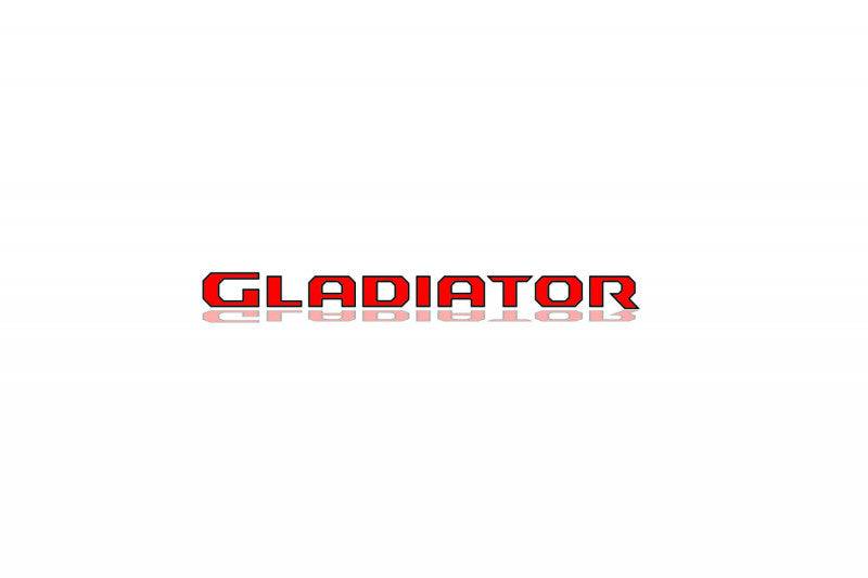 JEEP Gladiator JT Radiator grille emblem with Gladiator logo Jeep emblems decoinfabric