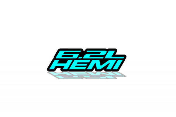 JEEP Radiator grille emblem with 6.2L Hemi logo - decoinfabric