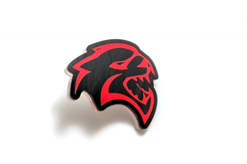 Jeep Radiator grille emblem with Hellcat logo Jeep emblems decoinfabric