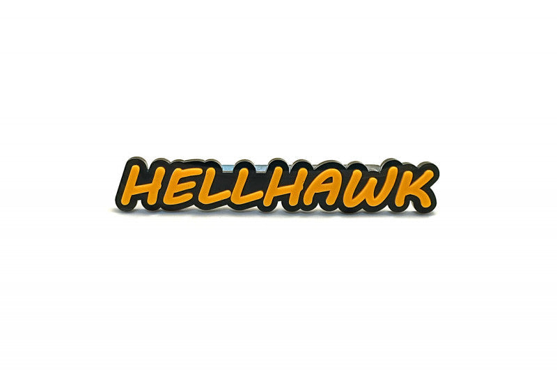 JEEP Radiator grille emblem with Hellhawk logo Jeep emblems decoinfabric