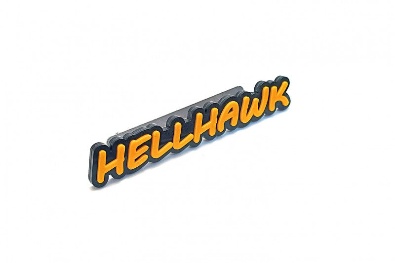 JEEP Radiator grille emblem with Hellhawk logo Jeep emblems decoinfabric