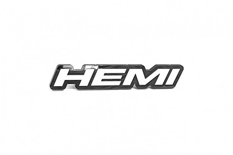 JEEP Radiator grille emblem with HEMI logo (type 2) - decoinfabric