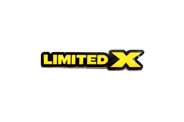 Jeep tailgate trunk rear emblem with Limited X logo Jeep emblems decoinfabric