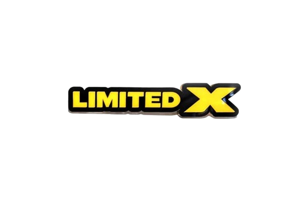 Jeep tailgate trunk rear emblem with Limited X logo