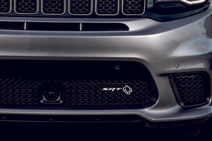 Jeep Emblem & Badge Set - Grille and Tailgate SRT Hellcat logo (Type 2) Jeep emblems decoinfabric