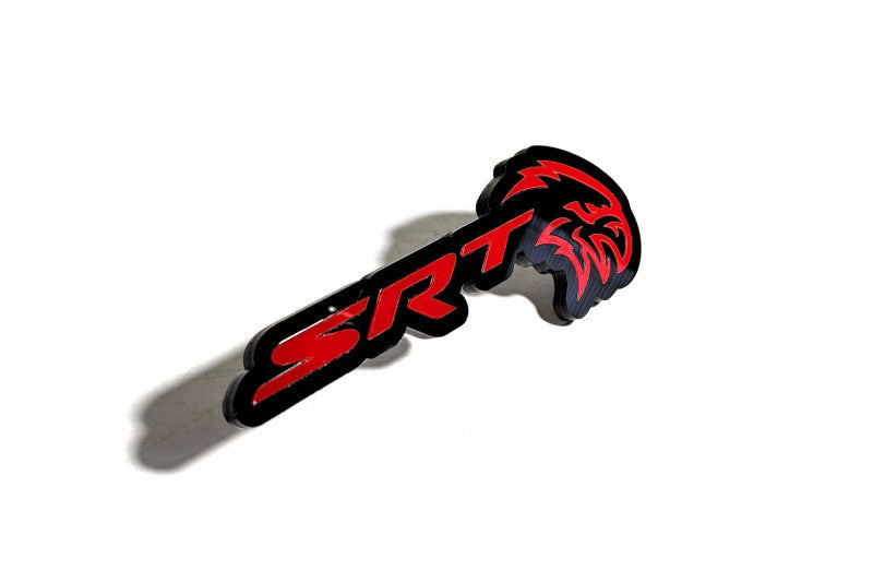 JEEP Radiator grille emblem with SRT Hellhawk logo Jeep emblems decoinfabric