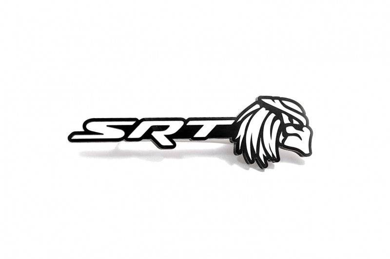 Jeep tailgate trunk rear emblem with SRT Predator logo Jeep emblems decoinfabric