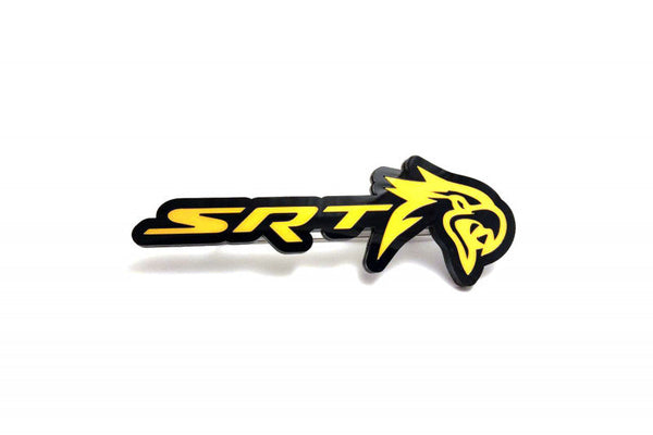 JEEP Radiator grille emblem with SRT Trackhawk logo