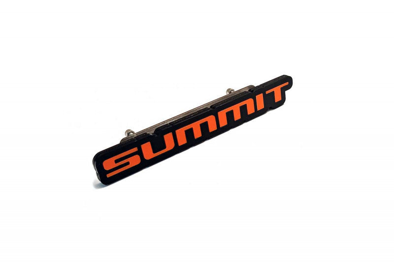 JEEP Radiator grille emblem with Summit logo Jeep emblems decoinfabric