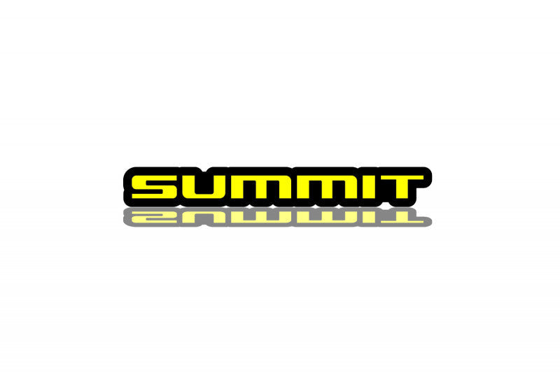 JEEP Radiator grille emblem with Summit logo - decoinfabric