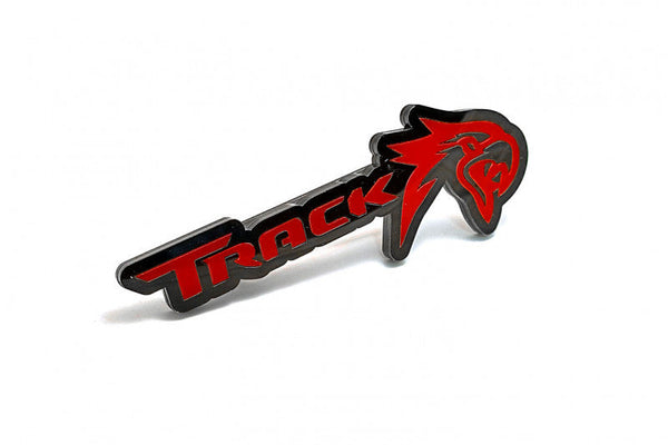 JEEP Radiator grille emblem with Track + Hawk logo - decoinfabric