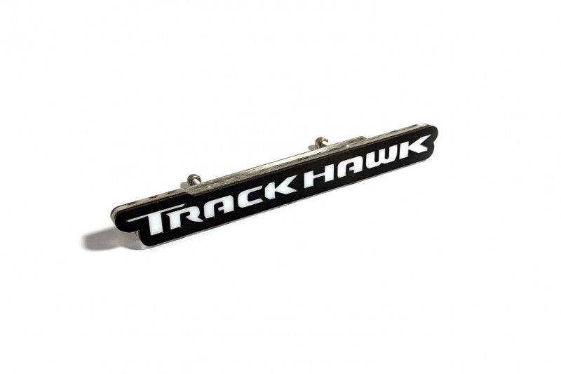 JEEP Radiator grille emblem with TrackHawk logo Jeep emblems decoinfabric