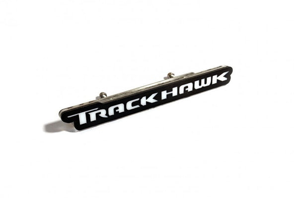 JEEP Radiator grille emblem with TrackHawk logo - decoinfabric