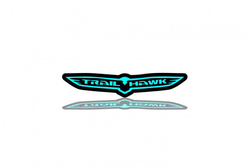 Jeep tailgate trunk rear emblem with Trailhawk logo (Type 2)