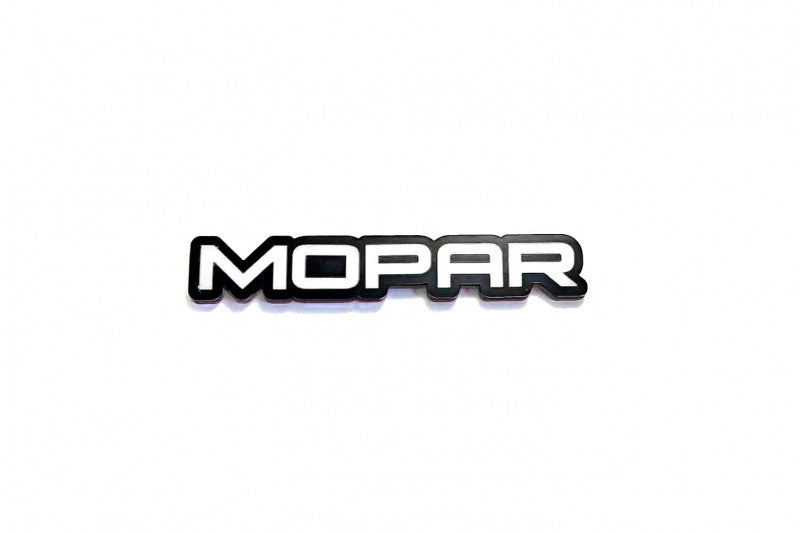 Jeep Emblem & Badges set with Mopar logo Jeep emblems decoinfabric BLACK WHITE
