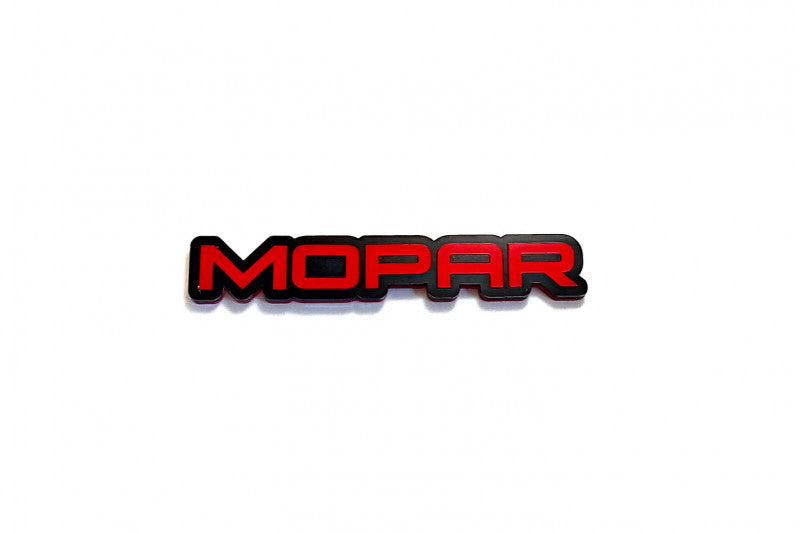 Jeep tailgate trunk rear emblem with Mopar logo