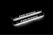 Jeep Compass II 2016+ LED Door Sill With Logo Compass Jeep Led Door Sills opdesign