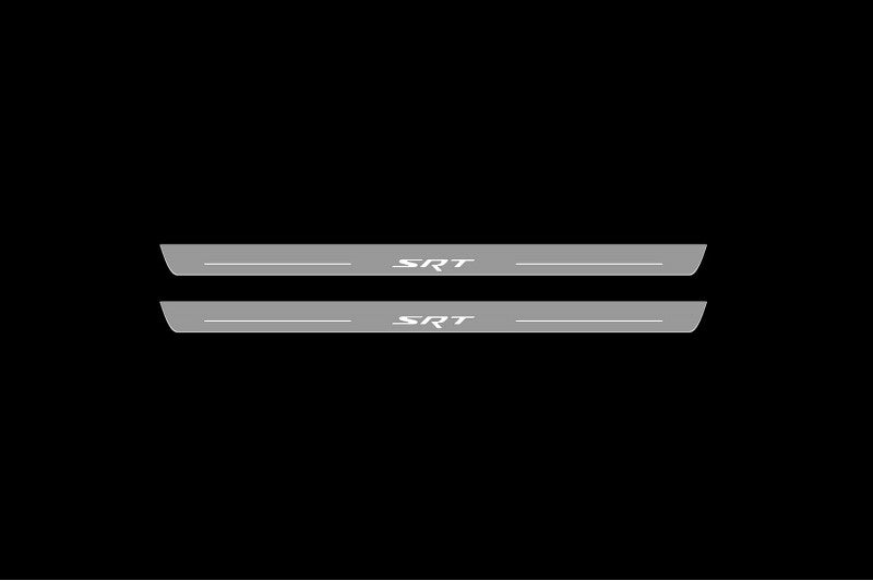 Jeep Grand Cherokee III 2005-2010 Auto Door Sills With Logo SRT Jeep Led Door Sills opdesign