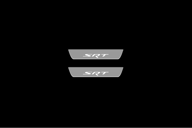 Jeep Grand Cherokee III 2005-2010 Auto Door Sills With Logo SRT Jeep Led Door Sills opdesign