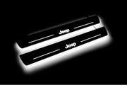 Jeep Grand Cherokee IV 2010-2021 Car Light Sill With Logo Jeep Jeep Led Door Sills opdesign