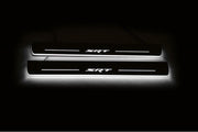 Jeep Grand Cherokee IV 2010-2021 Led Door Sills With Logo SRT Jeep Led Door Sills opdesign