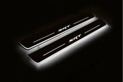 Jeep Grand Cherokee IV 2010-2021 Led Door Sills With Logo SRT Jeep Led Door Sills opdesign