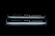 Jeep Grand Cherokee IV 2010-2021 Door Sill Led Plate With Logo SRT Supercharged Jeep Led Door Sills opdesign