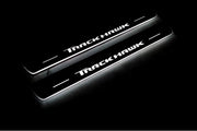 Jeep Grand Cherokee IV 2010-2021 LED Car Door Sill With Logo TrackHawk Jeep Led Door Sills opdesign