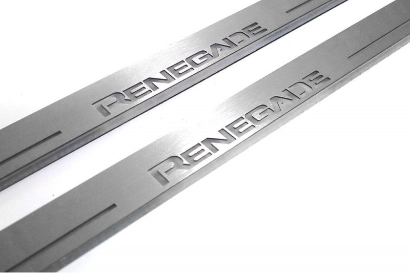 Jeep Renegade LED Door Sill With Logo Renegade - decoinfabric