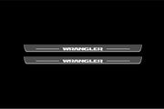 Jeep Wrangler JK 2006-2018 Car Sill With Logo Wrangler Jeep Led Door Sills opdesign