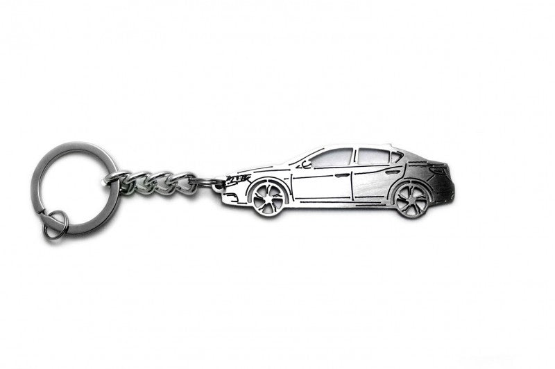 Car Keychain for Acura ILX (type STEEL) - decoinfabric