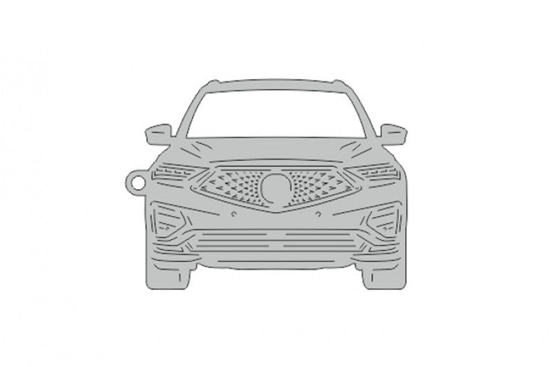 Car Keychain for Acura MDX IV (type FRONT) Keychains opdesign