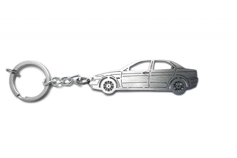 Car Keychain for Alfa Romeo 156 4D (type STEEL) Keychains opdesign