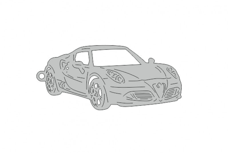 Car Keychain for Alfa Romeo 4C (type 3D) Keychains opdesign