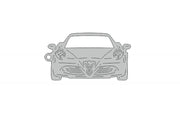 Car Keychain for Alfa Romeo 4C (type FRONT) Keychains opdesign