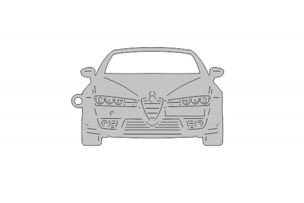 Car Keychain for Alfa Romeo Brera (type FRONT) - decoinfabric