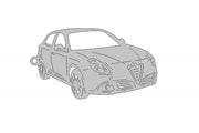 Car Keychain for Alfa Romeo Giulietta (type 3D) Keychains opdesign