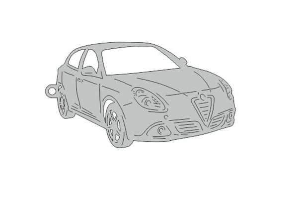 Car Keychain for Alfa Romeo Giulietta (type 3D) - decoinfabric
