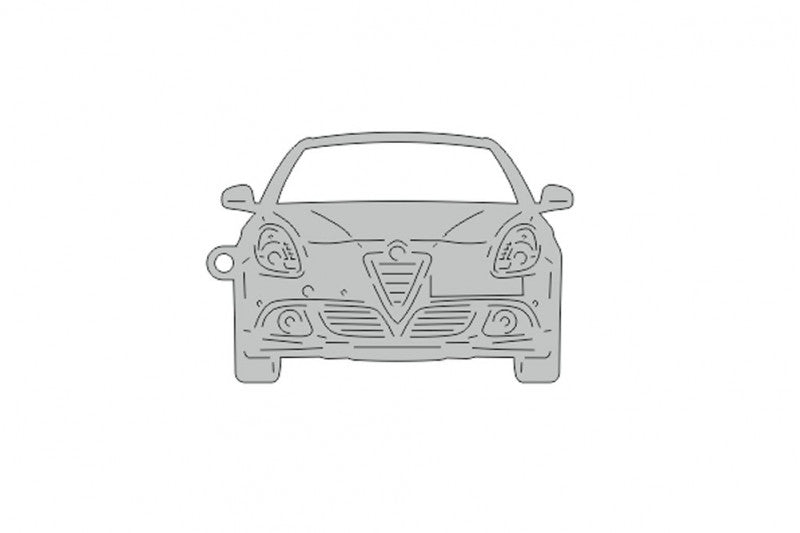 Car Keychain for Alfa Romeo Giulietta (type FRONT) Keychains opdesign