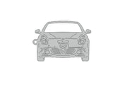 Car Keychain for Alfa Romeo Giulietta (type FRONT) Keychains opdesign