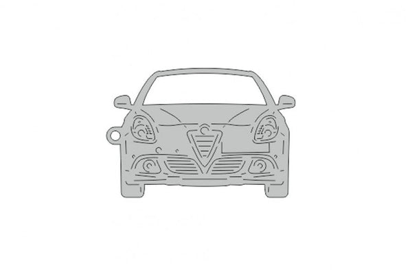 Car Keychain for Alfa Romeo Giulietta (type FRONT) - decoinfabric