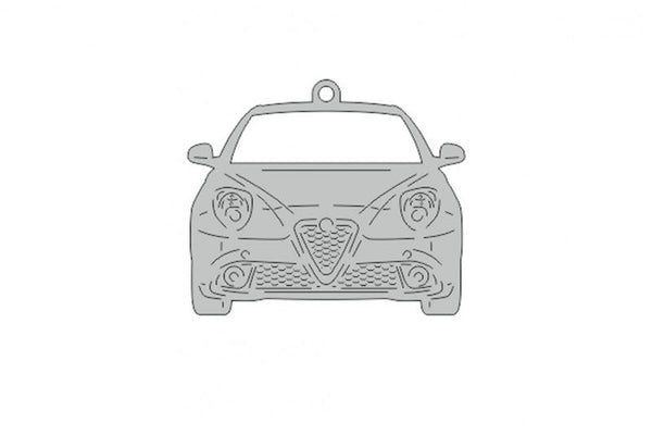 Car Keychain for Alfa Romeo MiTo (type FRONT) - decoinfabric