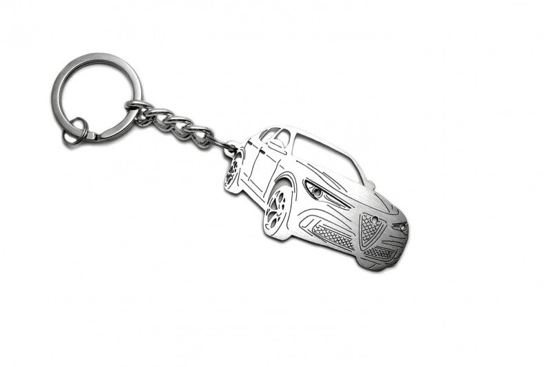 Car Keychain for Alfa Romeo Stelvio (type 3D) - decoinfabric