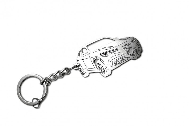 Car Keychain for Alfa Romeo Stelvio (type 3D) - decoinfabric