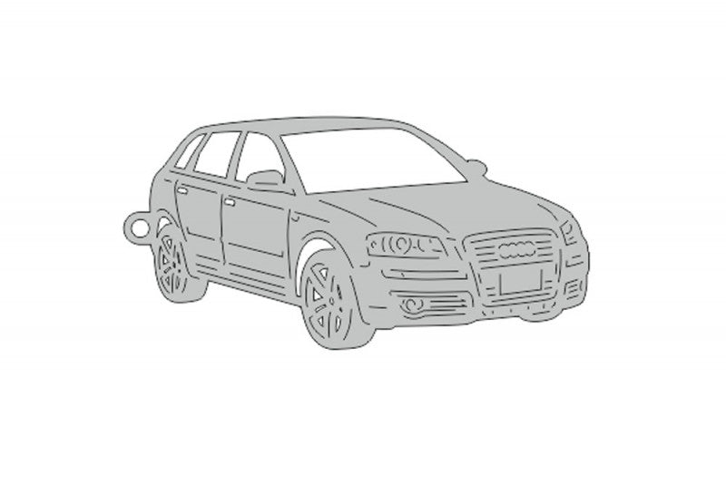 Car Keychain for Audi A3 8P (type 3D) Keychains opdesign