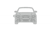 Car Keychain for Audi A3 8P (type FRONT) Keychains opdesign