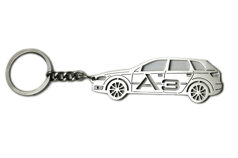 Car Keychain for Audi A3 8P (type STEEL) Keychains opdesign