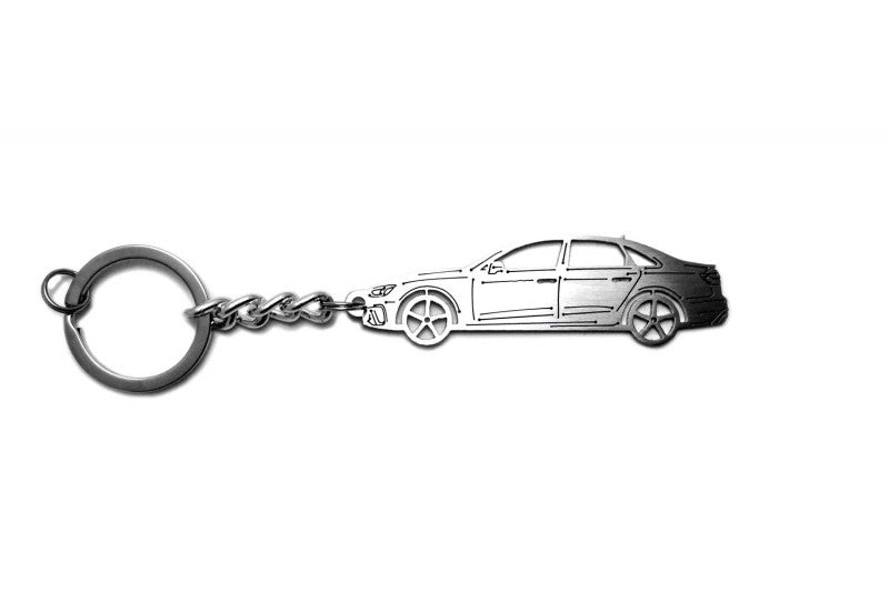 Car Keychain for Audi A4 B9 4D (type STEEL) Keychains opdesign