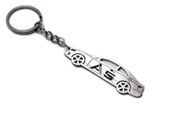 Car Keychain for Audi A5 I (type STEEL) - decoinfabric