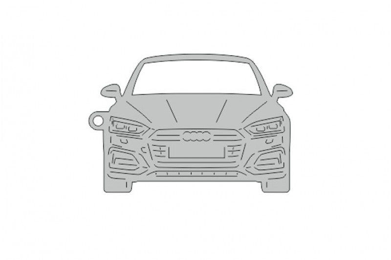 Car Keychain for Audi A5 II (type FRONT) Keychains opdesign